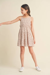 TWEEN KIDS GIRLS STRAPPY TIERED DRESS (7-12)